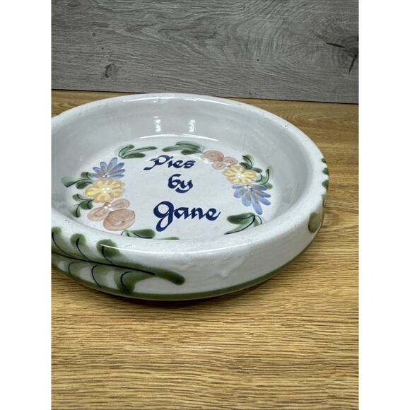 Louisville Stoneware KY Pies by Joan 9.25”Deep Dish Pie Plate Baker Made in USA - Picture 3 of 9